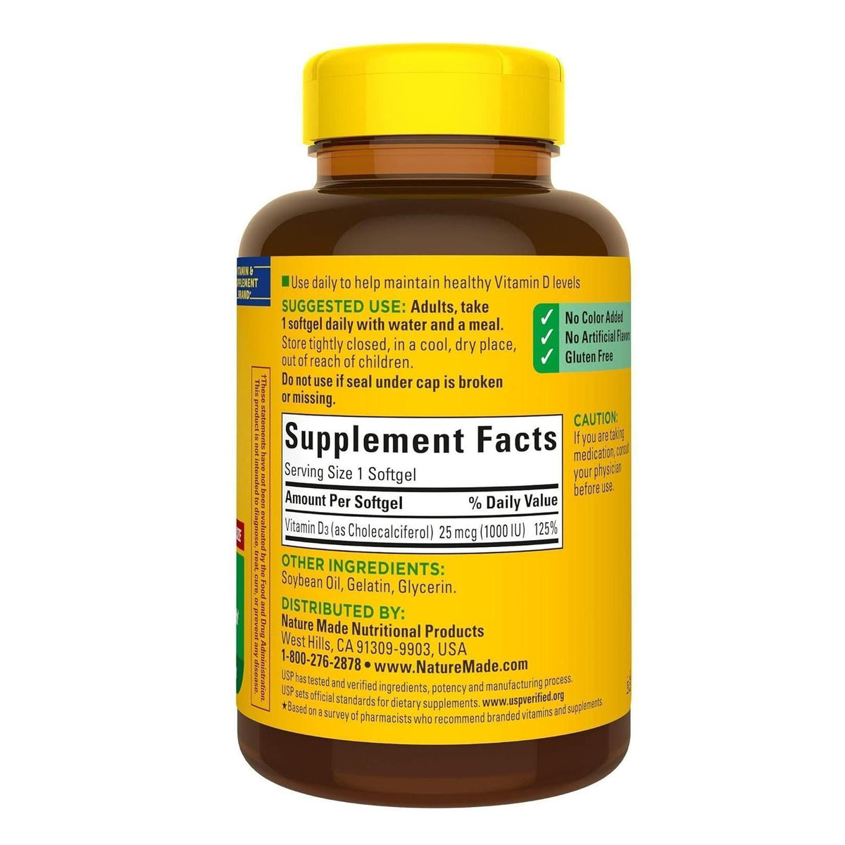 gluten-free formulation with no artificial flavors or added colors