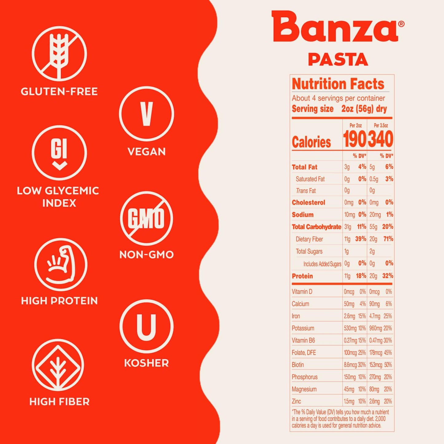 gluten-free, non-gmo, vegan, and low glycemic formulation