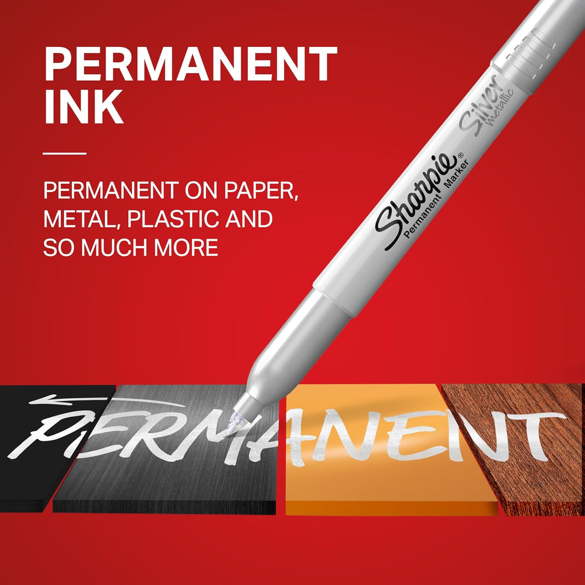gold and silver metallic pigment-based permanent ink