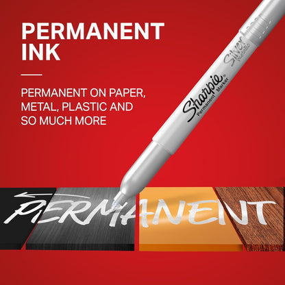 gold and silver metallic pigment-based permanent ink
