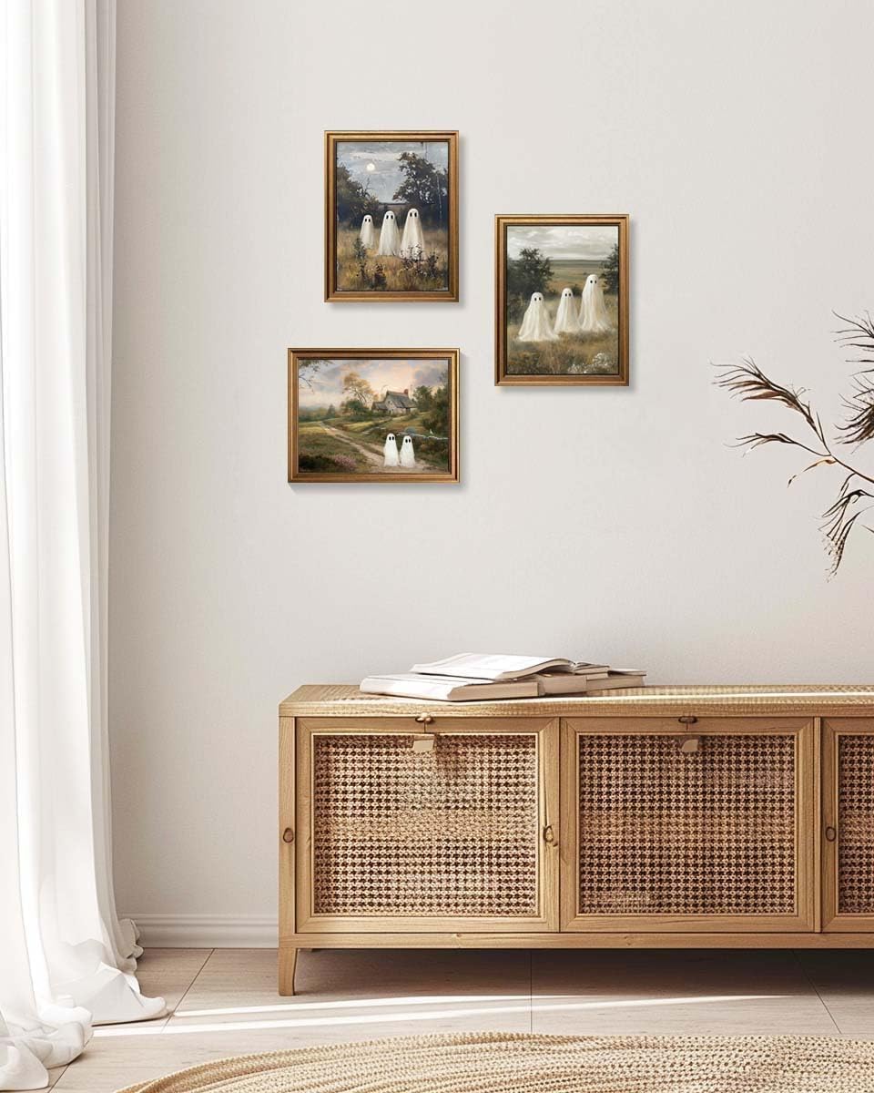 gold-finish frame with art deco styling