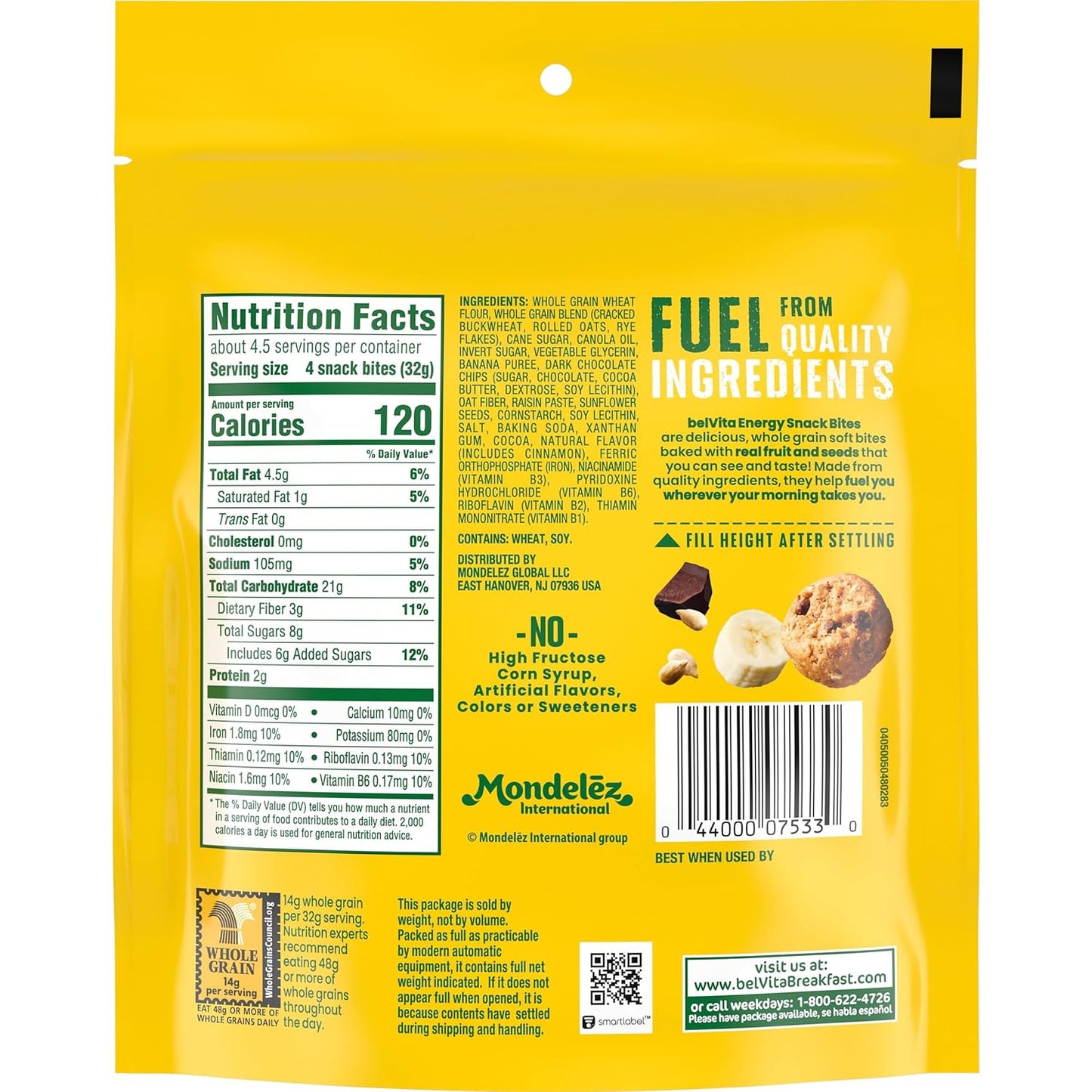 good source of fiber, iron, and b vitamins
