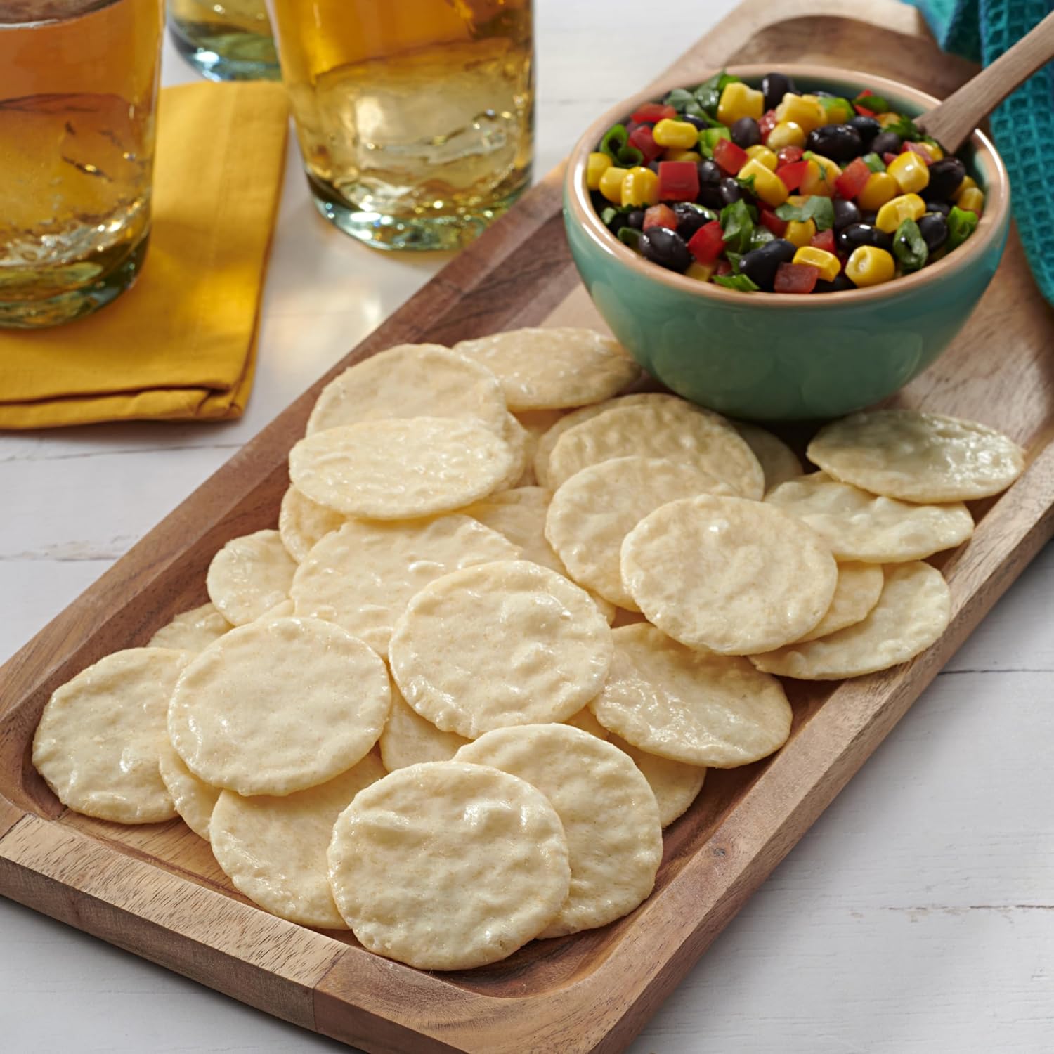 Good Thins Simply Salt Rice Snacks Gluten Free Crackers for Mindful Snacking, Office Desk and Afternoon Work Break