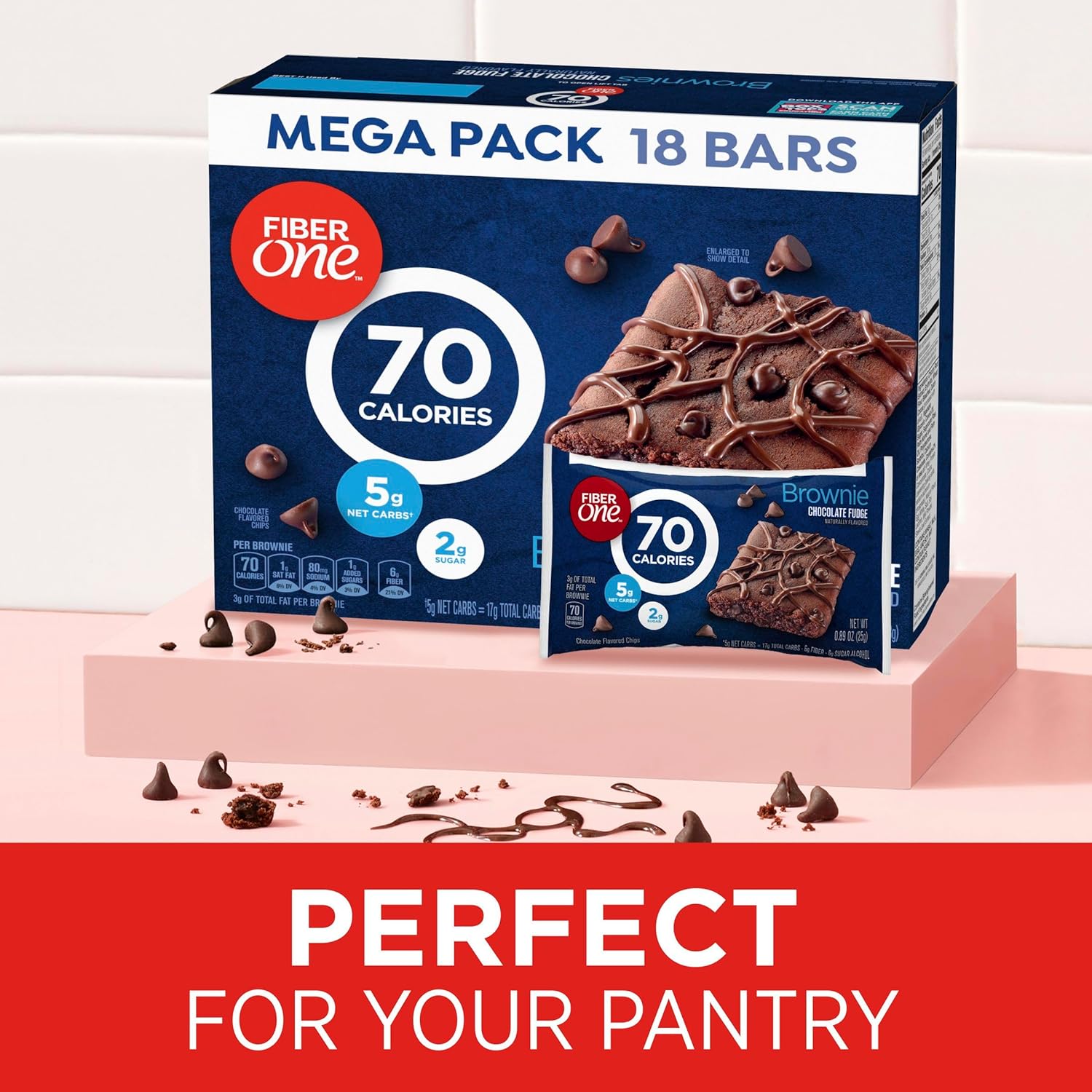 grab-and-go individually wrapped bars in a resealable cardboard box