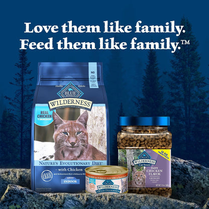 Blue Buffalo Wilderness Adult Cat Food with Deboned Chicken and No Poultry By-Product Meals