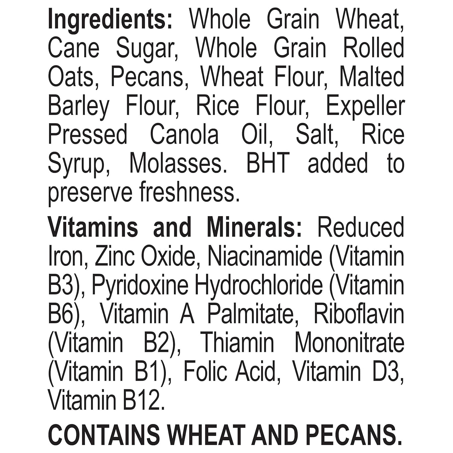 Great Grains Crunchy Pecan Cereal – Fiber-Rich Breakfast Cereal for Busy Office Pantry Mornings, 19 Ounce