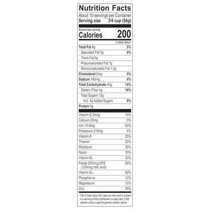 Great Grains Raisins Dates Pecans Breakfast Cereal – Whole Grain Morning Bowl for Health-Conscious Wellness Routines