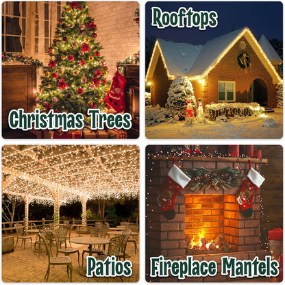 green or white wire color options to blend with tree or trim