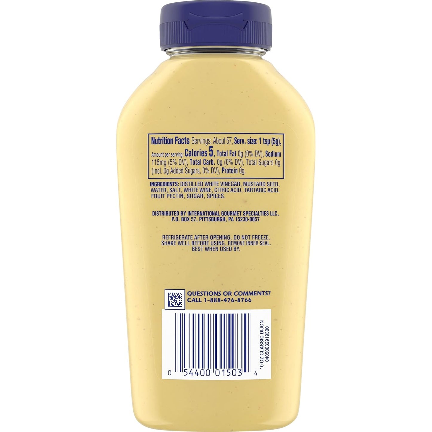 Grey Poupon Dijon Mustard – Luxury Pantry Staple with Bold Flavor and Smooth Texture for Elevated Everyday Dining
