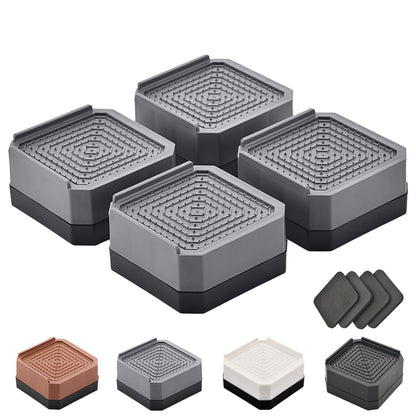 Grey-square-4 Pack - 1 layer(1.5inches)