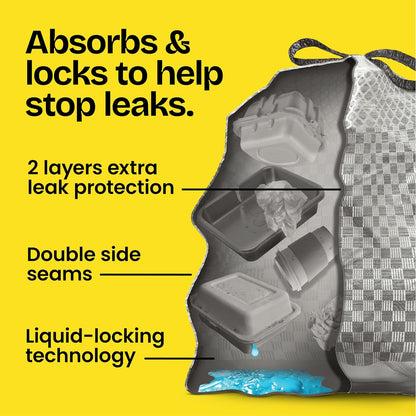 grips-the-can drawstring to anchor the bag to the rim