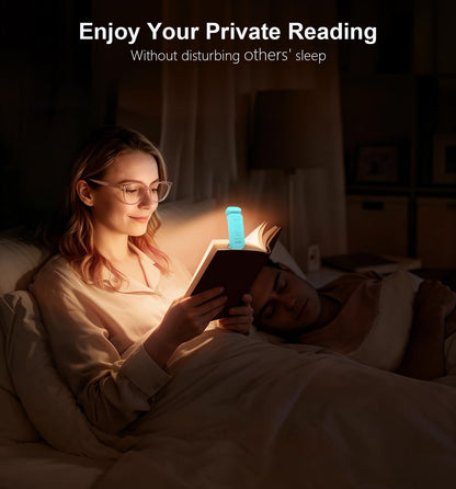 Gritin Folding Bookmark Light – Uncluttered Bedroom Essential, Compact USB-C Rechargeable Reading Lamp