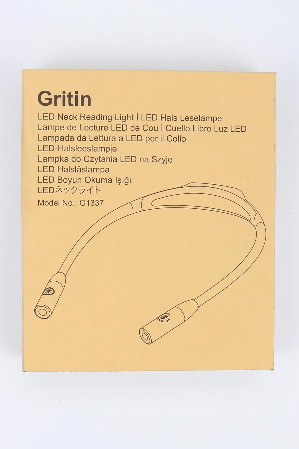 Gritin LED Neck Reading Light – Charming Pink Gift for Teenage Girls, Flexible Neck Light for Late-Night Reading
