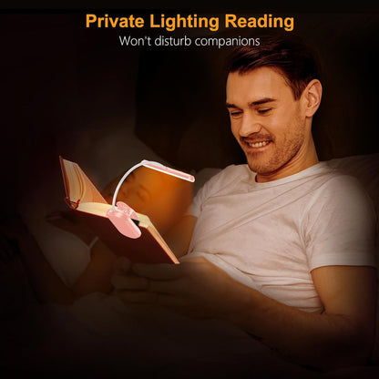 Gritin Rechargeable Book Light for Reading in Bed – Thoughtful Birthday Gift for Mom and Book Lovers, 3 Color Temperatures and 80-Hour Battery