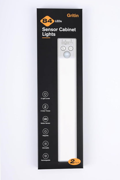 Gritin Rechargeable LED Strip - No Tools No Wires Installation for Less Is More Living
