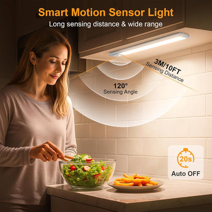 Gritin Rechargeable LED Strip - No Tools No Wires Installation for Less Is More Living