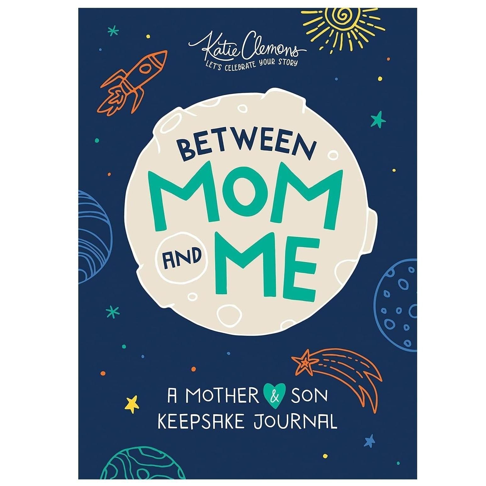 guided journal format with writing prompts for both mother and son