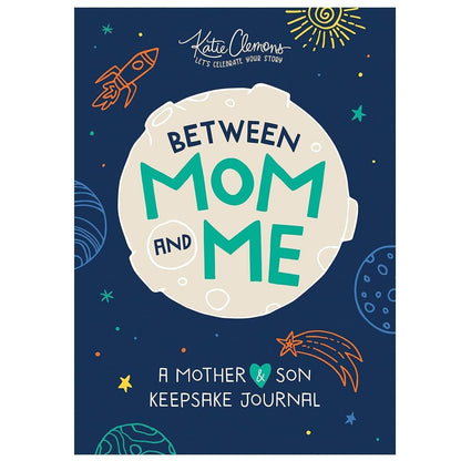 guided journal format with writing prompts for both mother and son