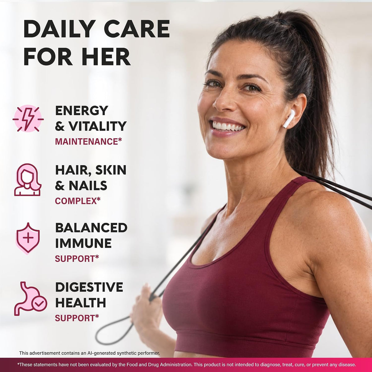 hair, skin, and nails complex with biotin, collagen, and keratin