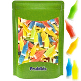 Fruidles Original Wax Bottles Candy – Parent-Approved Retro Party Candy for Playdates, Half Pound Resealable Pack
