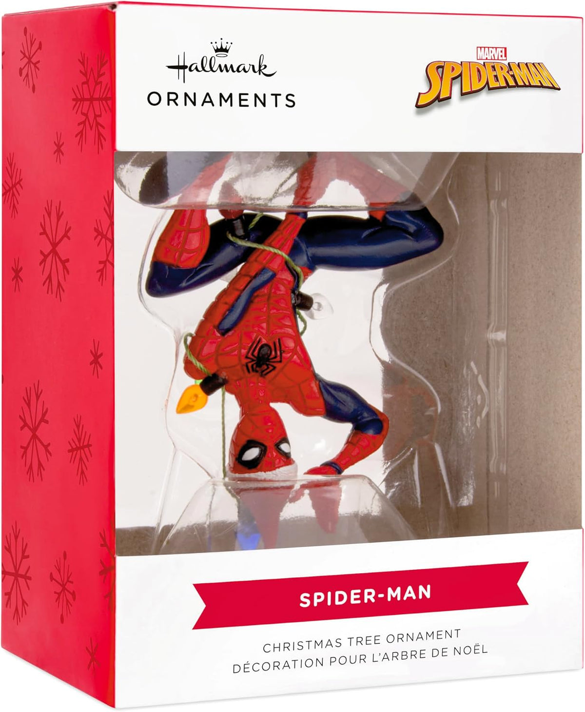 Hallmark Marvel Christmas Ornament (Spider-Man) – Living Room Tree Accent and Shelf Display Figurine