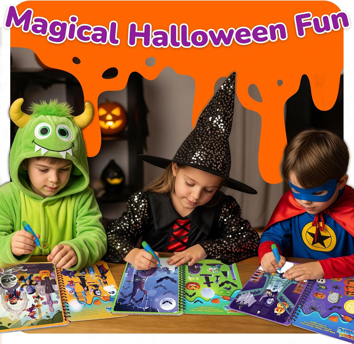 Halloween Boo Crew – Thoughtful Halloween Gift for Daycare and Preschool Classrooms, Bulk-Friendly Coloring Pack