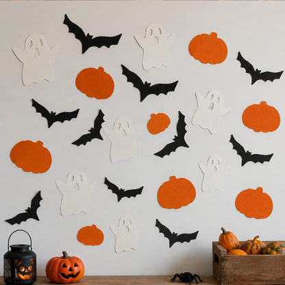 Halloween Crafts for Kids - 228PCS Halloween Cutouts Pre-Cut Set for Nursery and Playroom Wall Decor