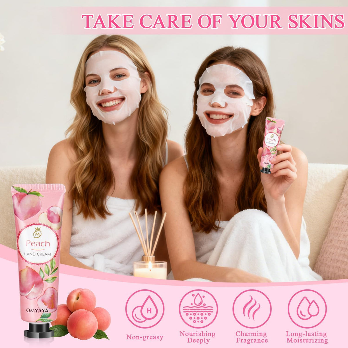 hand cream formulated for dry, cracked hands and lip balm for lip skin conditioning