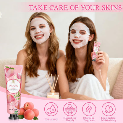hand cream formulated for dry, cracked hands and lip balm for lip skin conditioning