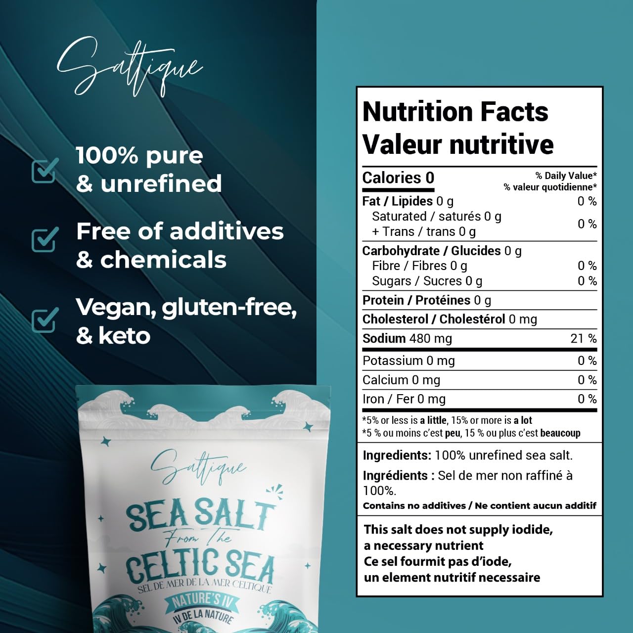 hand-harvested from the celtic sea preserving natural mineral profile