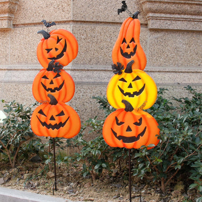 Juegoal Rust-Proof Pumpkin Stakes – Charming Fall Halloween Accent Decor for Bedroom Corner and Mantel Display
