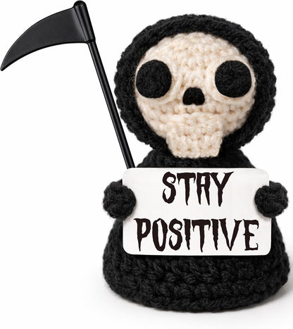 handmade crochet construction using polyester yarn for soft, artisan feel