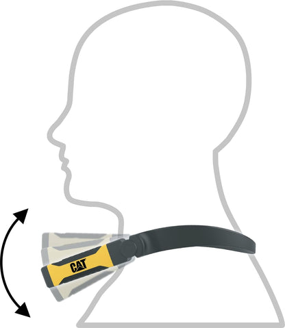 hands-free wearable neck design (no head strap)