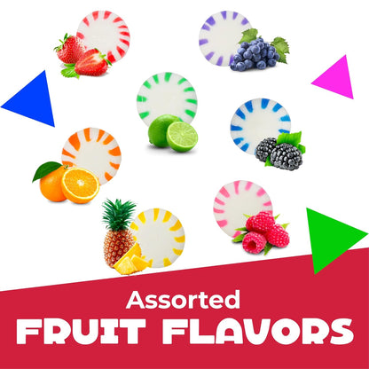 hard candy format with individually sealed wrappers for portion control and freshness