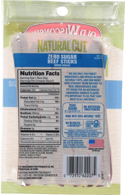 hardwood-smoked natural cut sticks for bold flavor