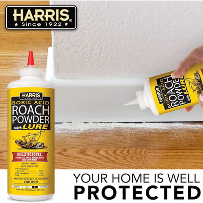 HARRIS Boric Acid Roach and Silverfish Powder – Practical Housewarming Gift for First-Time Homeowners