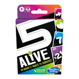 Hasbro Gaming 5 Alive Card Game, Holiday and Housewarming Gift for Families, Compact 108 Card Deck for Ages 8+
