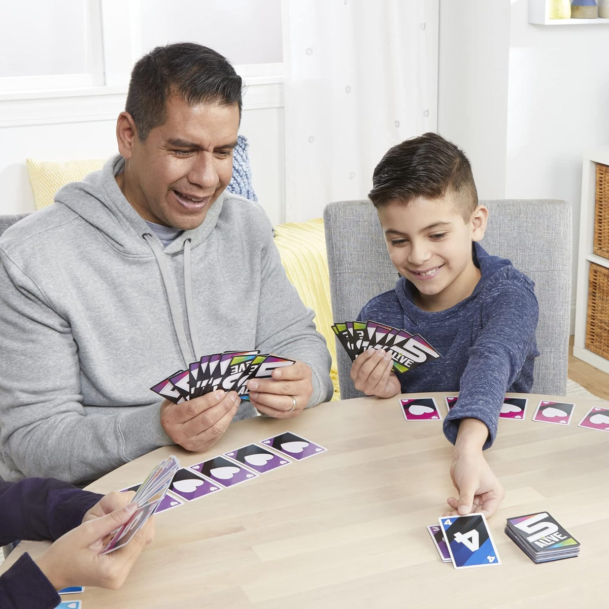Hasbro Gaming 5 Alive Card Game, Holiday and Housewarming Gift for Families, Compact 108 Card Deck for Ages 8+