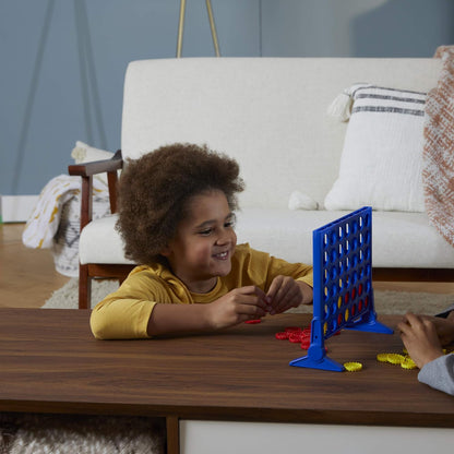 Hasbro Gaming Connect 4 Classic Grid – Classroom and Playdate Gift for Kids, 2-Player Strategy Game for Ages 6-12