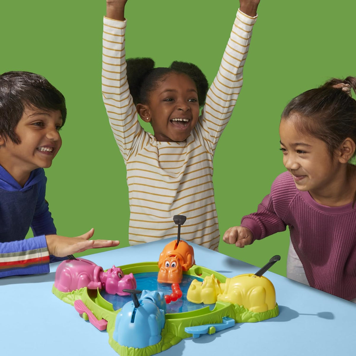 Hasbro Gaming Hungry Hungry Hippos Game – Last-Minute Birthday Gift for Kids Ages 4 and Up, No Batteries Needed for Instant Play