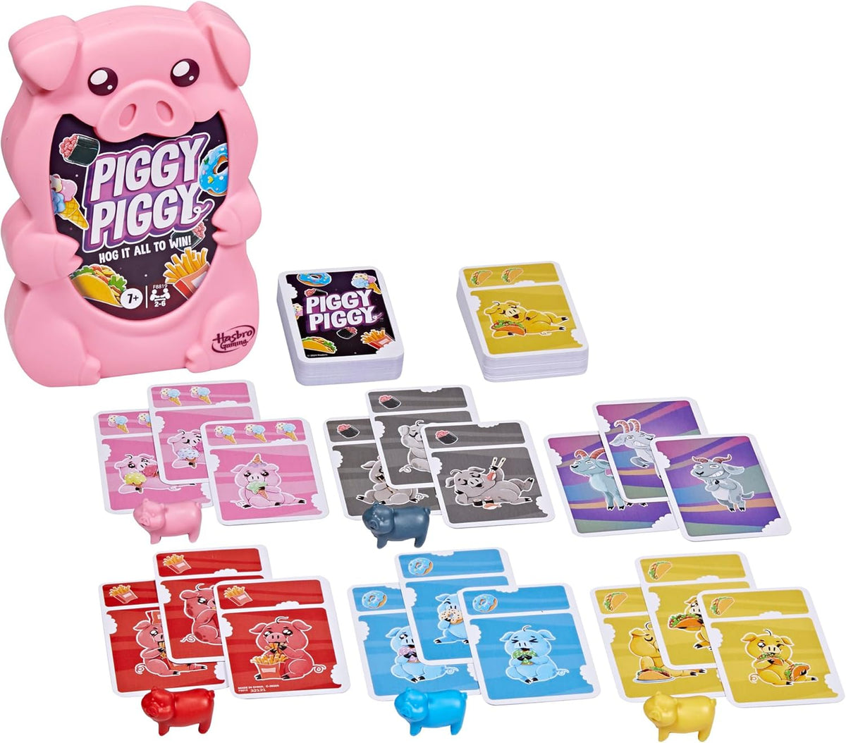 Hasbro Gaming Piggy Piggy Card Game – Safe Screen-Free Activity for Kids Shared at the Dining Table