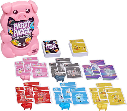 Hasbro Gaming Piggy Piggy Card Game – Safe Screen-Free Activity for Kids Shared at the Dining Table