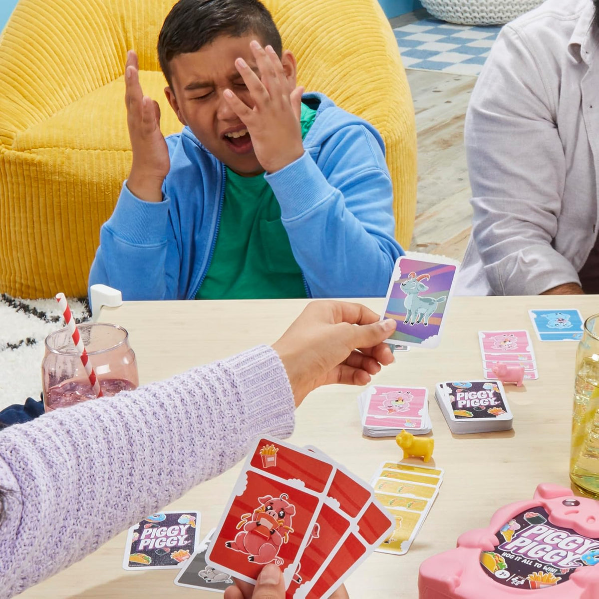 Hasbro Gaming Piggy Piggy Card Game – Safe Screen-Free Activity for Kids Shared at the Dining Table