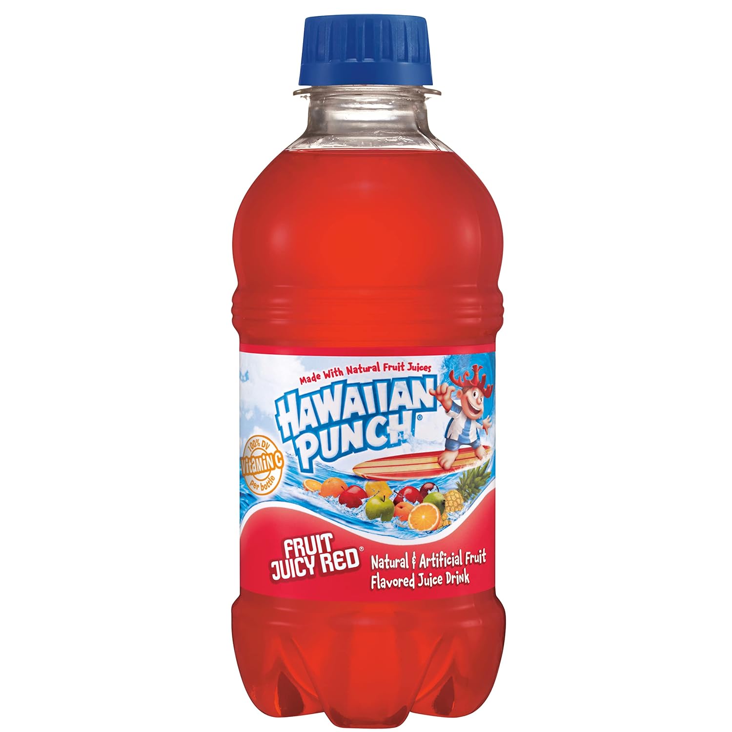 Hawaiian Punch 10oz Bottles 24 Pack – Caffeine-Free Juice Drink for Kids' School Lunchboxes and Lunch Bag Packing