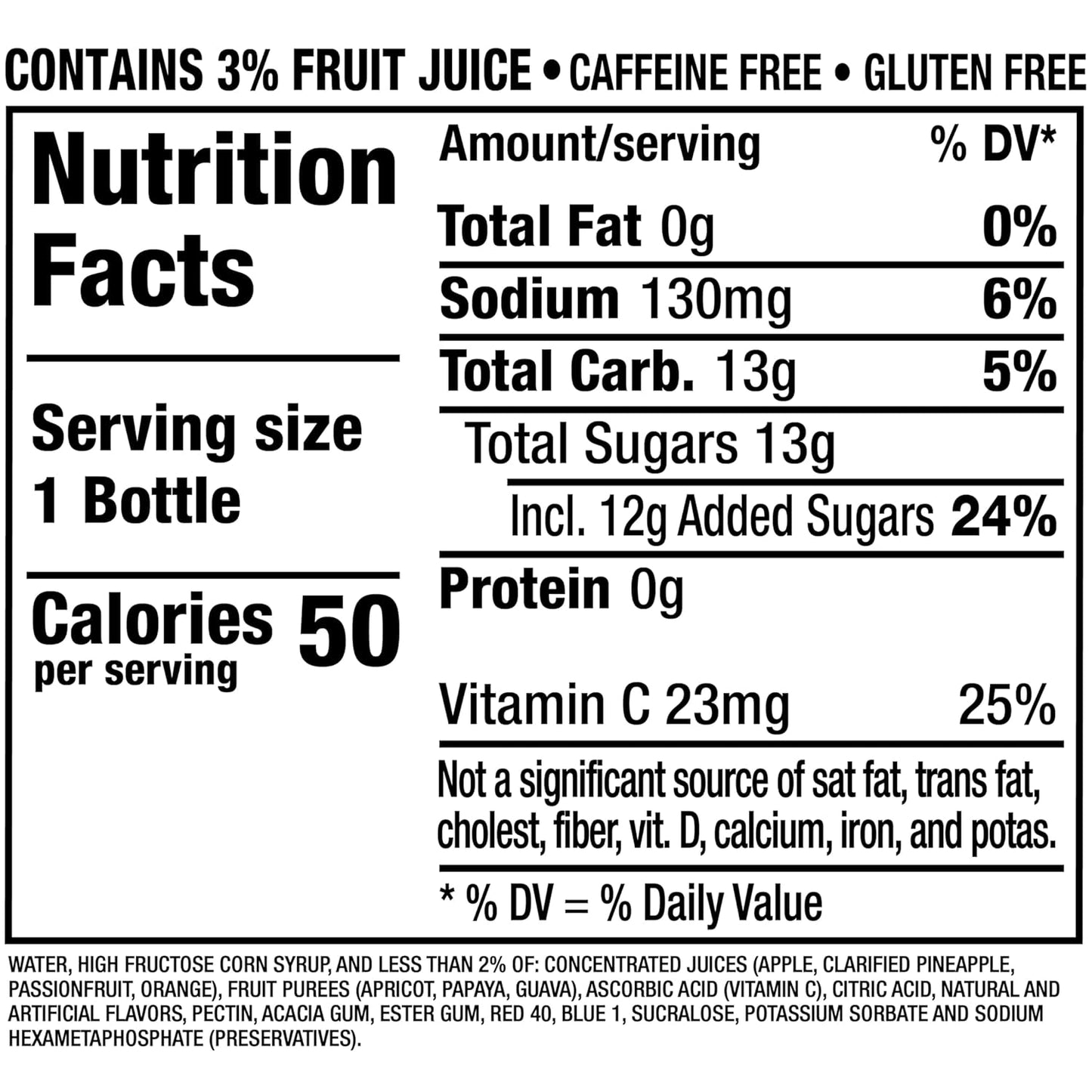 Hawaiian Punch 10oz Bottles 24 Pack – Caffeine-Free Juice Drink for Kids' School Lunchboxes and Lunch Bag Packing