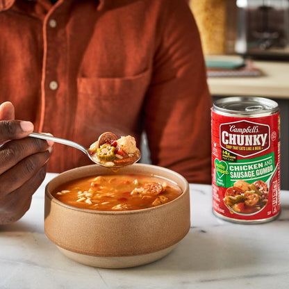 healthy request formulation positioned as a smarter canned soup option