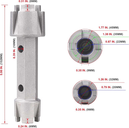 heavy-duty aluminum die-cast construction for strength without excess weight