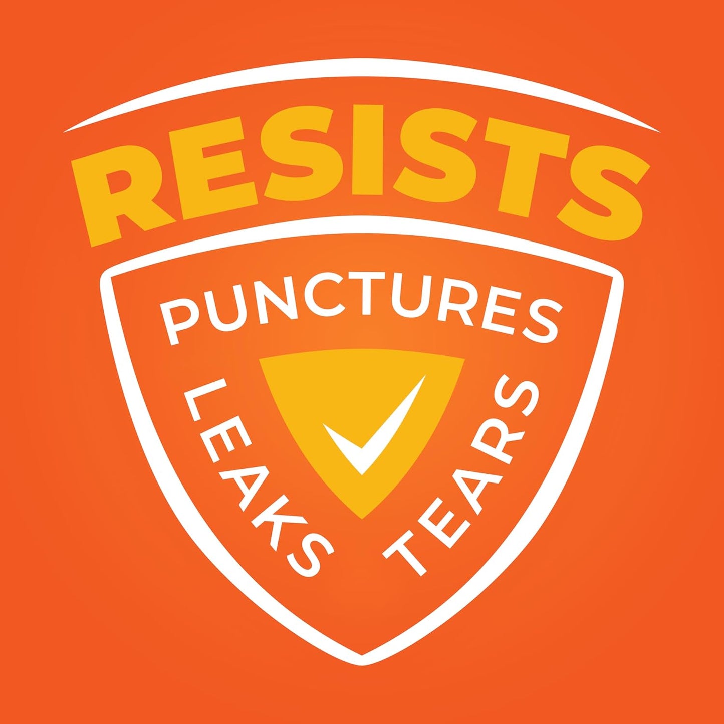 heavy duty construction engineered to resist punctures, tears, and leaks