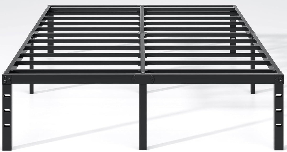 heavy-duty reinforced metal rods and metal legs with 1100 lb weight capacity