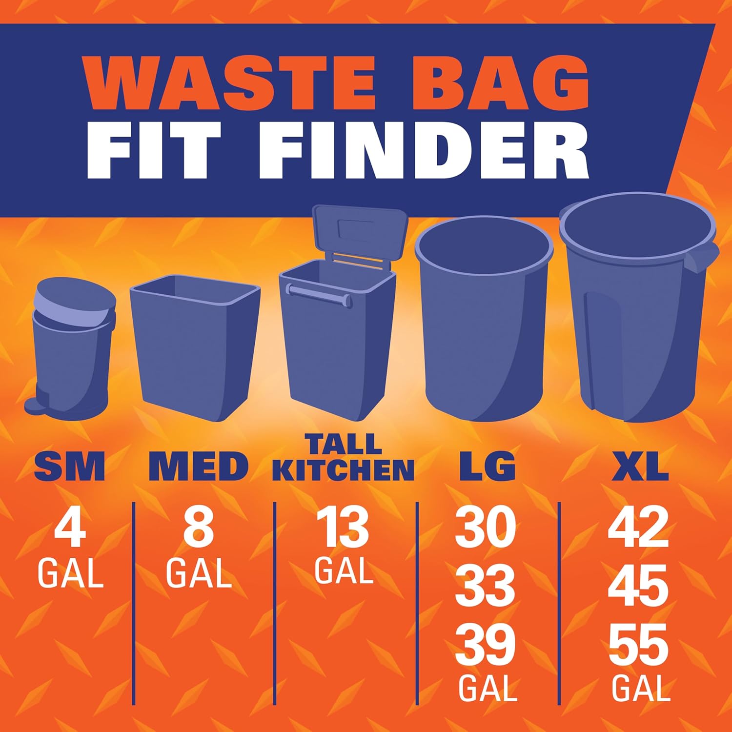 Hefty Easy Flaps 30 Gallon Multipurpose Bags – Portable Outdoor Trash Bags for Picnics and Deck Gatherings